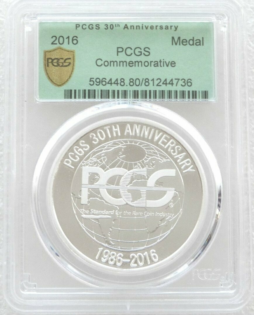 2016 PCGS 30th Anniversary Commemorative Proof Medal Green Label 2016 PCGS 30th Anniversary Commemorative Proof Medal Green Label