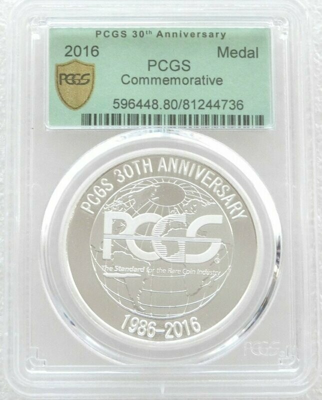 2016 PCGS 30th Anniversary Commemorative Proof Medal Green Label 2016 PCGS 30th Anniversary Commemorative Proof Medal Green Label