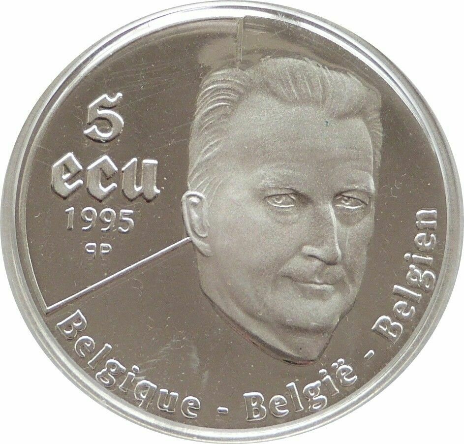 1995 Belgium United Nations 5 Ecu Silver Proof Coin 1995 Belgium United Nations 5 Ecu Silver Proof Coin
