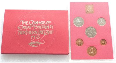 1973 Royal Mint Standard Proof 6 Coin Set 1973 Royal Mint Standard Proof 6 Coin Set