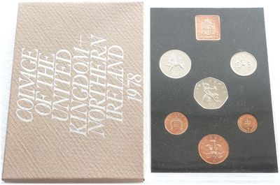 1978 Royal Mint Standard Proof 6 Coin Set 1978 Royal Mint Standard Proof 6 Coin Set