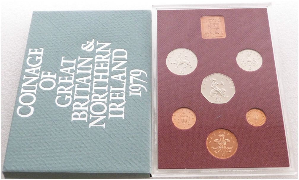 1979 Royal Mint Standard Proof 6 Coin Set 1979 Royal Mint Standard Proof 6 Coin Set
