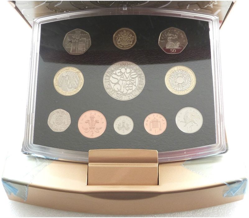 2003 Royal Mint Executive Proof 11 Coin Set Box Coa