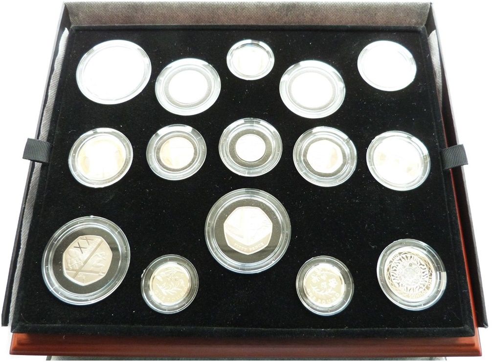 2014 Royal Mint Executive Premium Collector Proof 14 Coin Set Box Coa