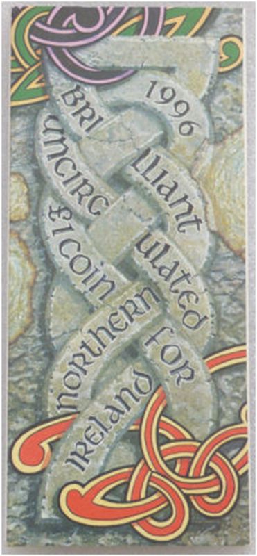 1996 Irish Celtic Cross £1 Brilliant Uncirculated Coin Pack