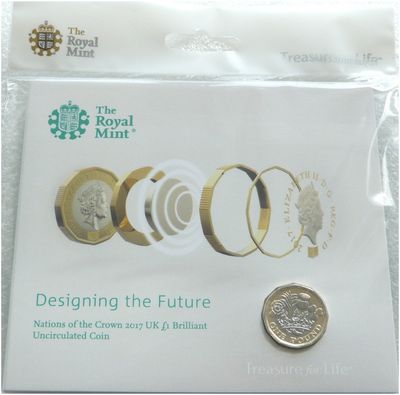 2017 Nations of the Crown £1 Brilliant Uncirculated Coin Pack - Fifth Portrait 2017 Nations of the Crown £1 Brilliant Uncirculated Coin Pack - Fifth Portrait
