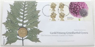 2000 Welsh Dragon £1 Brilliant Uncirculated Coin First Day Cover