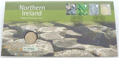 2001 Irish Celtic Cross £1 Brilliant Uncirculated Coin First Day Cover