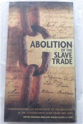 2007 Abolition of the Slave Trade £2 Brilliant Uncirculated Coin Pack Sealed