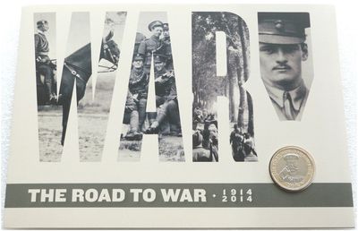 2014 First World War Outbreak Kitchener £2 Brilliant Uncirculated Coin Folder 2014 First World War Outbreak Kitchener £2 Brilliant Uncirculated Coin Folder