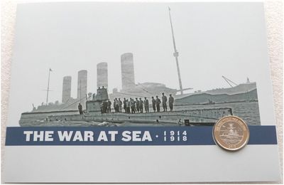 2015 First World War Royal Navy £2 Brilliant Uncirculated Coin Folder 2015 First World War Royal Navy £2 Brilliant Uncirculated Coin Folder