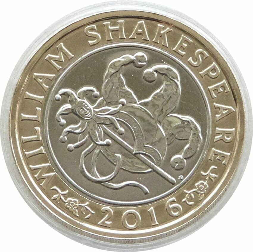 2016 William Shakespeare Comedies £2 Brilliant Uncirculated Coin 2016 William Shakespeare Comedies £2 Brilliant Uncirculated Coin