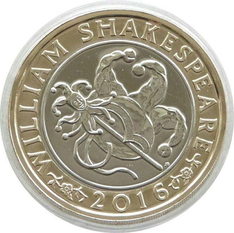2016 William Shakespeare Comedies £2 Brilliant Uncirculated Coin 2016 William Shakespeare Comedies £2 Brilliant Uncirculated Coin