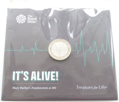 2018 Mary Shelley Frankenstein £2 Brilliant Uncirculated Coin Pack Sealed 2018 Mary Shelley Frankenstein £2 Brilliant Uncirculated Coin Pack Sealed
