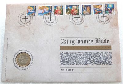 2011 King James Bible £2 Brilliant Uncirculated Coin First Day Cover 2011 King James Bible £2 Brilliant Uncirculated Coin First Day Cover