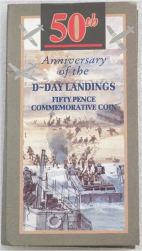 1994 D-Day Landings 50p Brilliant Uncirculated Coin Pack