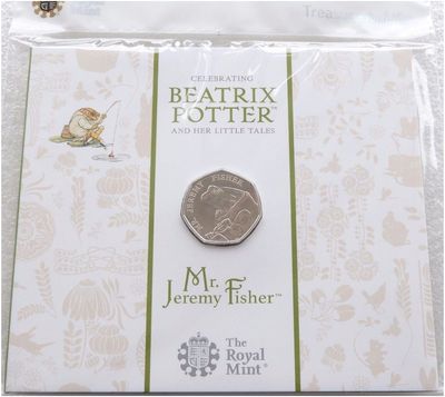 2017 Mr Jeremy Fisher 50p Brilliant Uncirculated Coin Pack Sealed 2017 Mr Jeremy Fisher 50p Brilliant Uncirculated Coin Pack Sealed