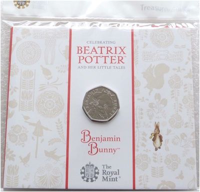2017 Benjamin Bunny 50p Brilliant Uncirculated Coin Pack Sealed 2017 Benjamin Bunny 50p Brilliant Uncirculated Coin Pack Sealed