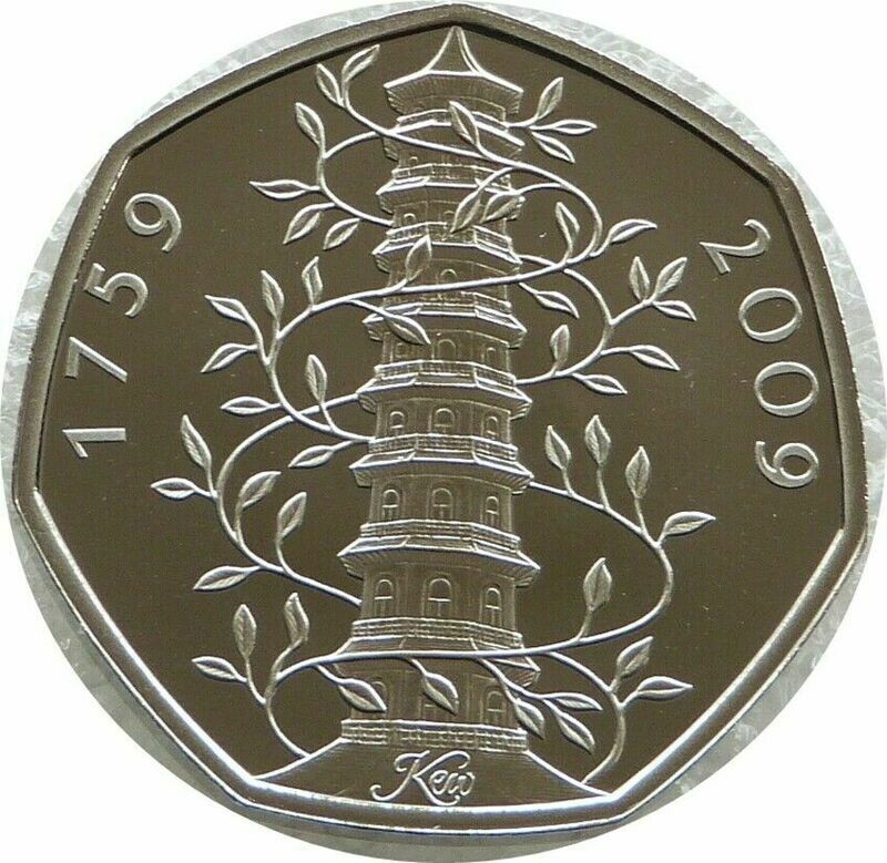 2019 Kew Gardens 50p Brilliant Uncirculated Coin