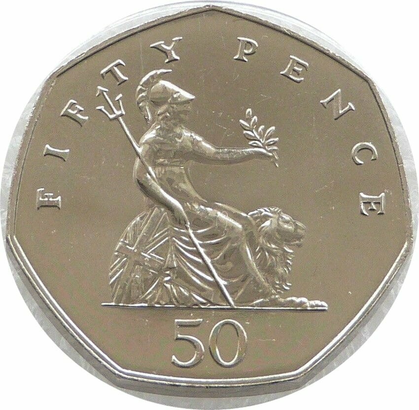 1988 Britannia 50p Brilliant Uncirculated Coin 1988 Britannia 50p Brilliant Uncirculated Coin