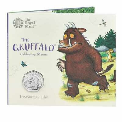 The Gruffalo 20周年記念 50ペンス硬貨 2019 The Gruffalo and Mouse 50p Brilliant Uncirculated Coin Pack