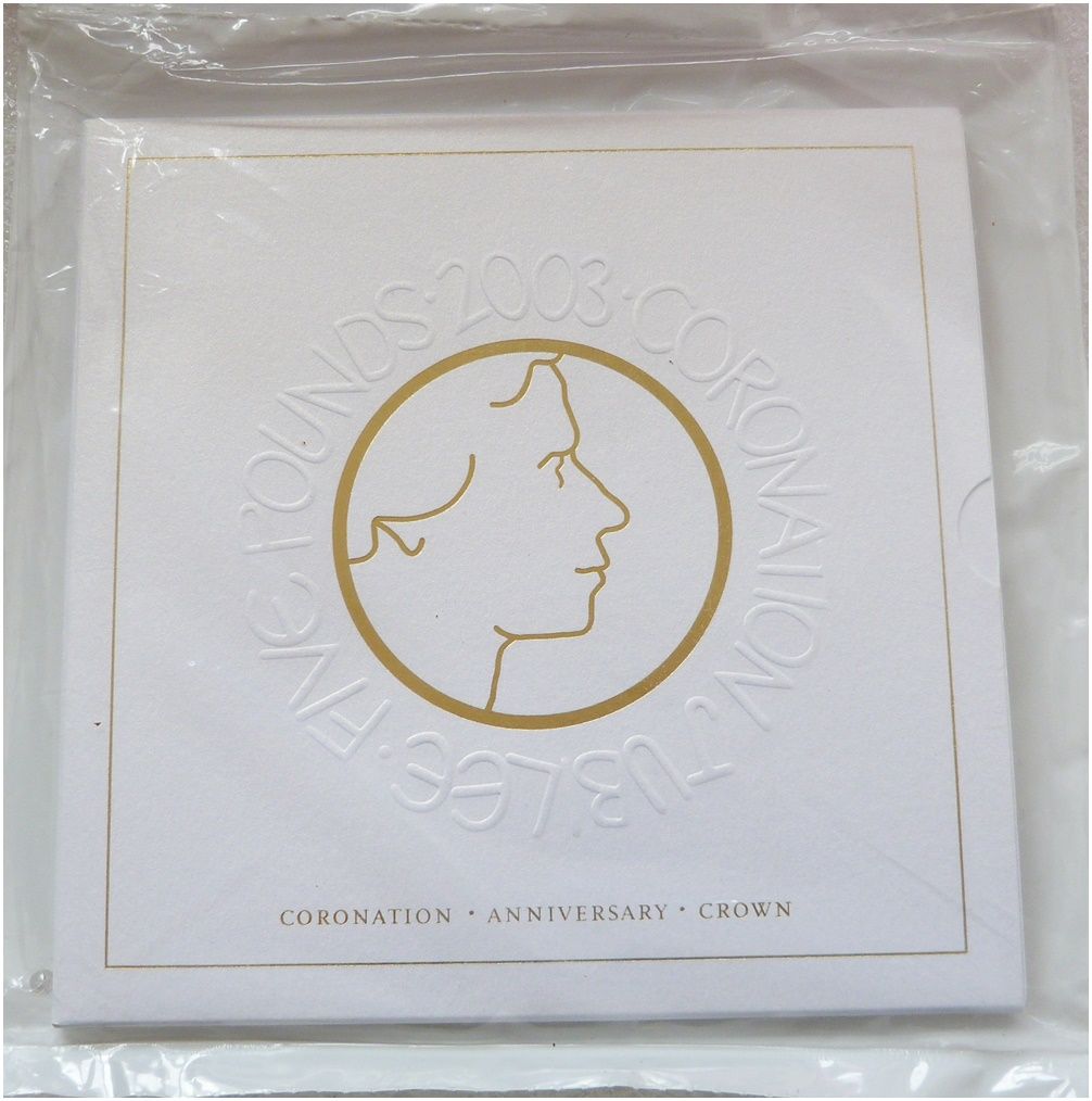 2003 Coronation Jubilee £5 Brilliant Uncirculated Coin Pack Sealed