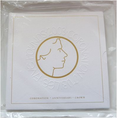 2003 Coronation Jubilee £5 Brilliant Uncirculated Coin Pack Sealed