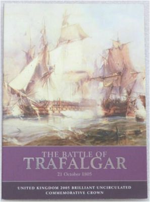 2005 Battle of Trafalgar £5 Brilliant Uncirculated Coin Pack
