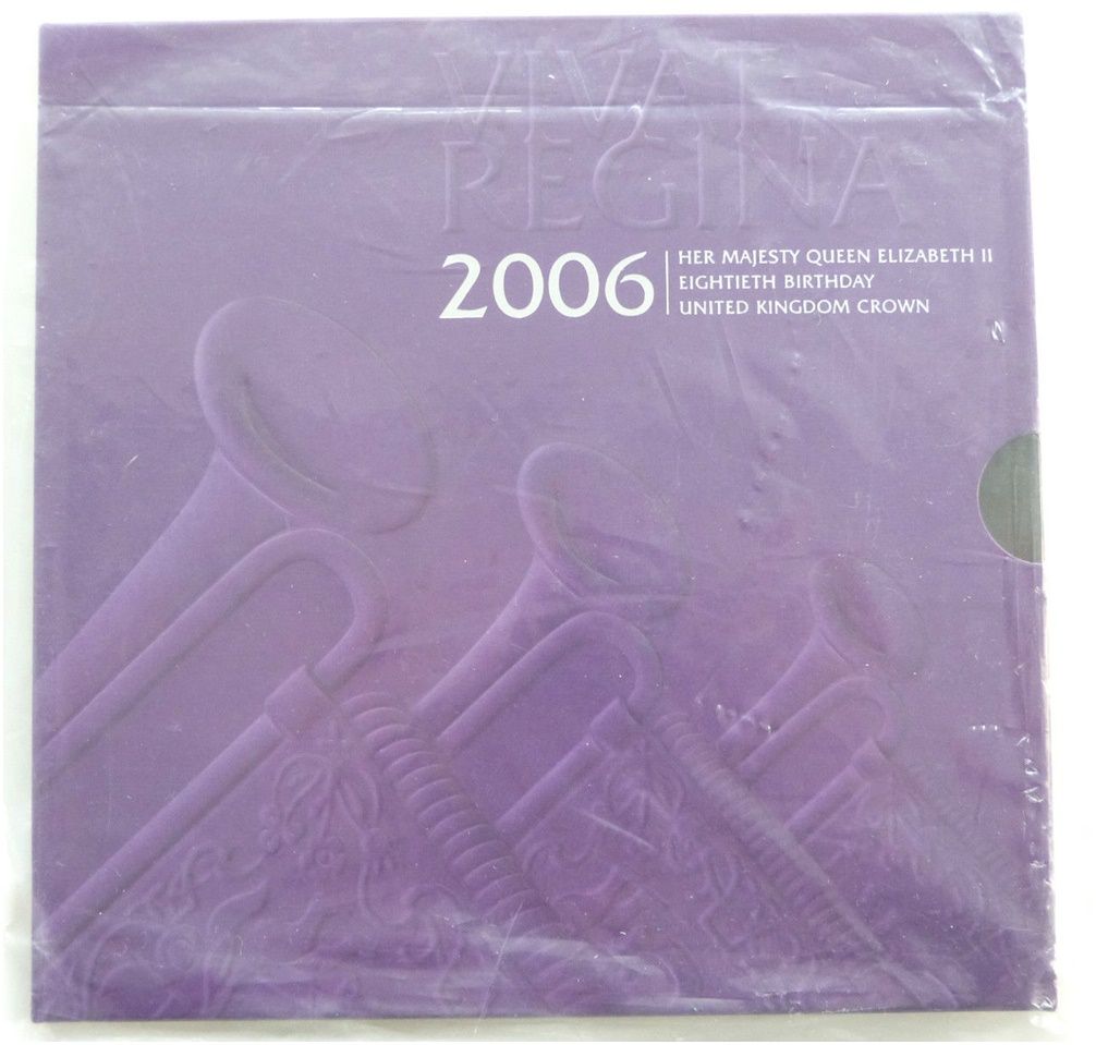 2006 Queen's 80th Birthday £5 Brilliant Uncirculated Coin Pack Sealed