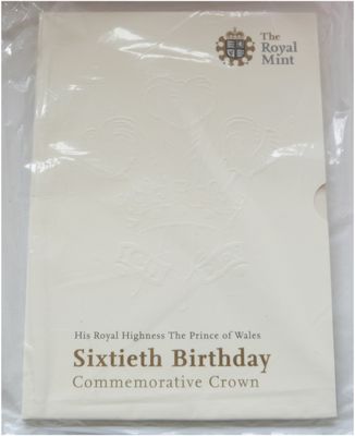 2008 Prince Charles of Wales £5 Brilliant Uncirculated Coin Pack Sealed