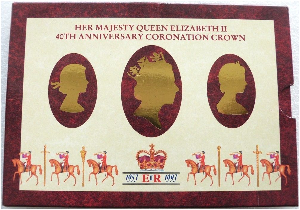1993 Queen's Coronation £5 Brilliant Uncirculated Coin Pack