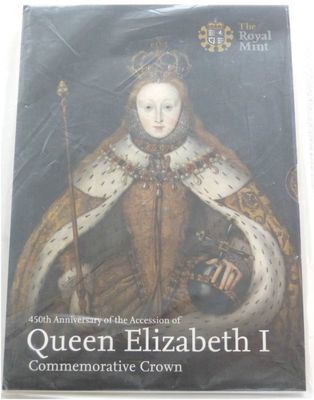 2008 Elizabeth I £5 Brilliant Uncirculated Coin Pack Sealed
