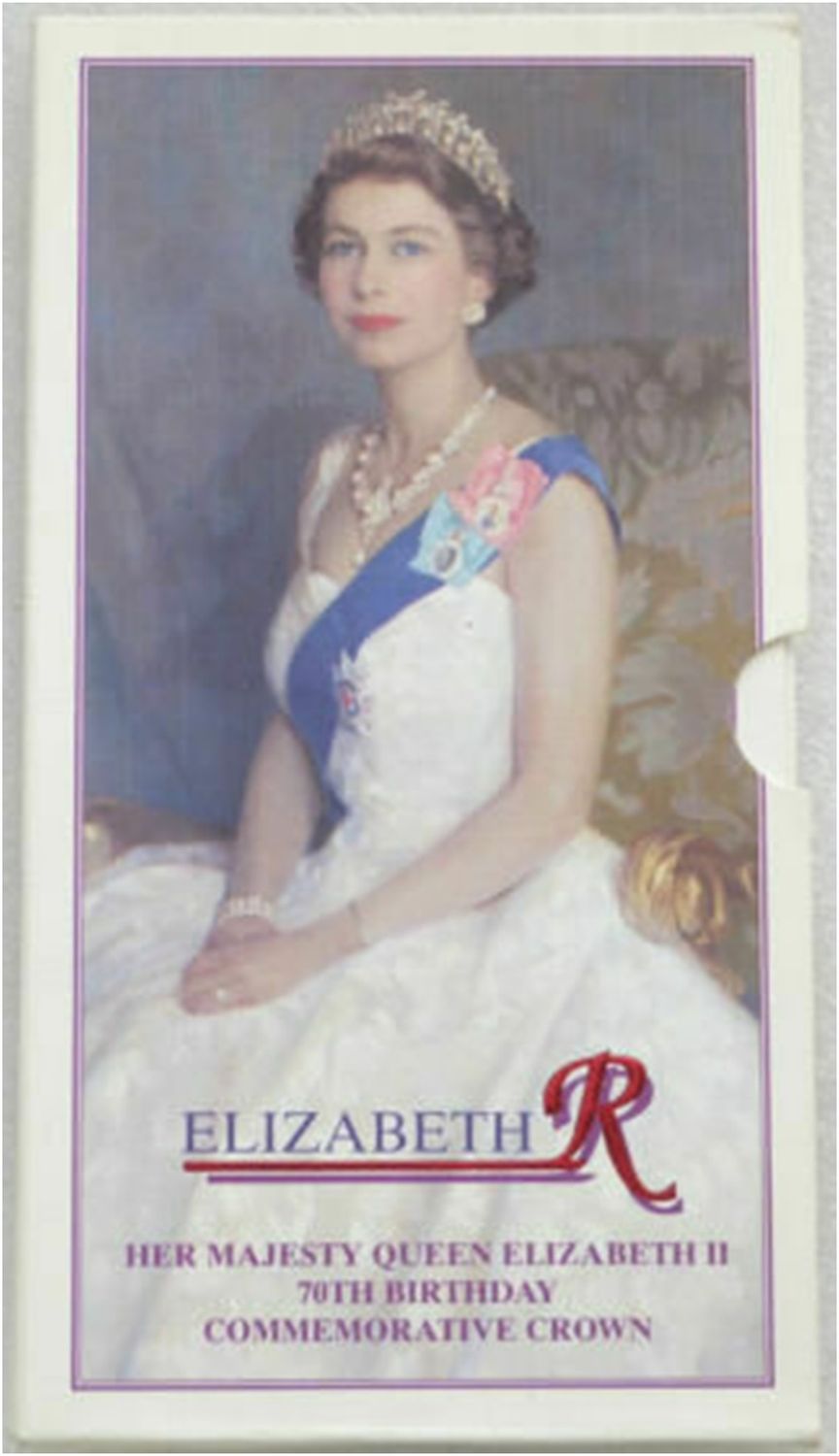 1996 Queen's 70th Birthday £5 Brilliant Uncirculated Coin Pack