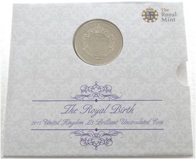 2015 Princess Charlotte Royal Birth £5 Brilliant Uncirculated Coin Pack Sealed
