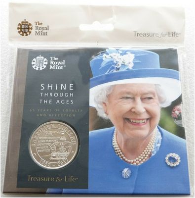 2017 Sapphire Jubilee £5 Brilliant Uncirculated Coin Pack Sealed