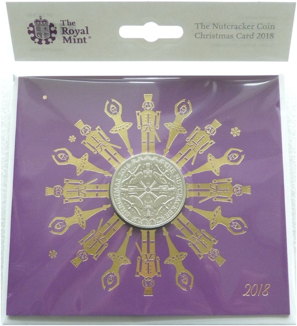 2018 Christmas Nutcracker £5 Brilliant Uncirculated Coin Pack Sealed