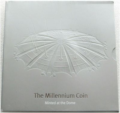 2000 Millennium Dome Mint Mark Anno Domini £5 Brilliant Uncirculated Coin Pack