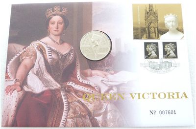 2001 Queen Victoria £5 Brilliant Uncirculated Coin First Day Cover 2001 Queen Victoria £5 Brilliant Uncirculated Coin First Day Cover