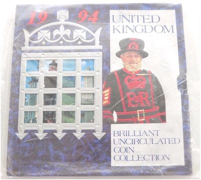 1994 Royal Mint Annual Brilliant Uncirculated 8 Coin Set Sealed