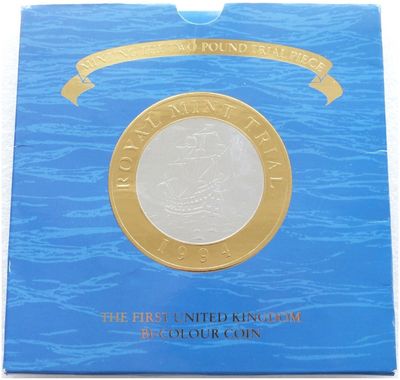 1994 Royal Mint First Trial Strike Bi-Colour £2 Coin Set