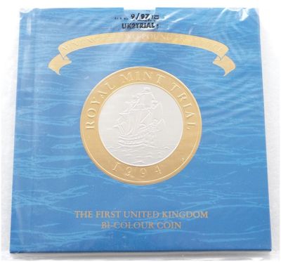 1994 Royal Mint First Trial Strike Bi-Colour £2 Coin Set Sealed