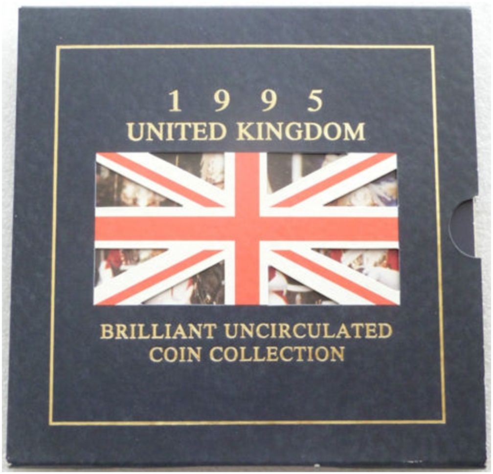 1995 Royal Mint Annual Brilliant Uncirculated 8 Coin Set