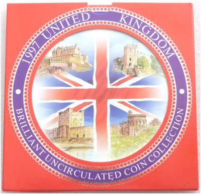 1997 Royal Mint Annual Brilliant Uncirculated 9 Coin Set