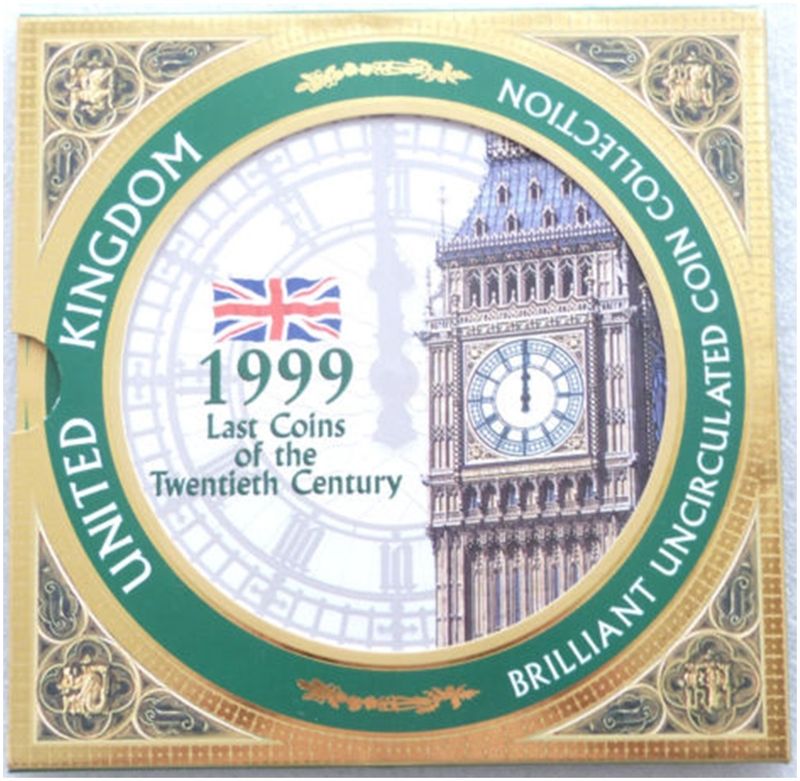 1999 Royal Mint Annual Brilliant Uncirculated 8 Coin Set