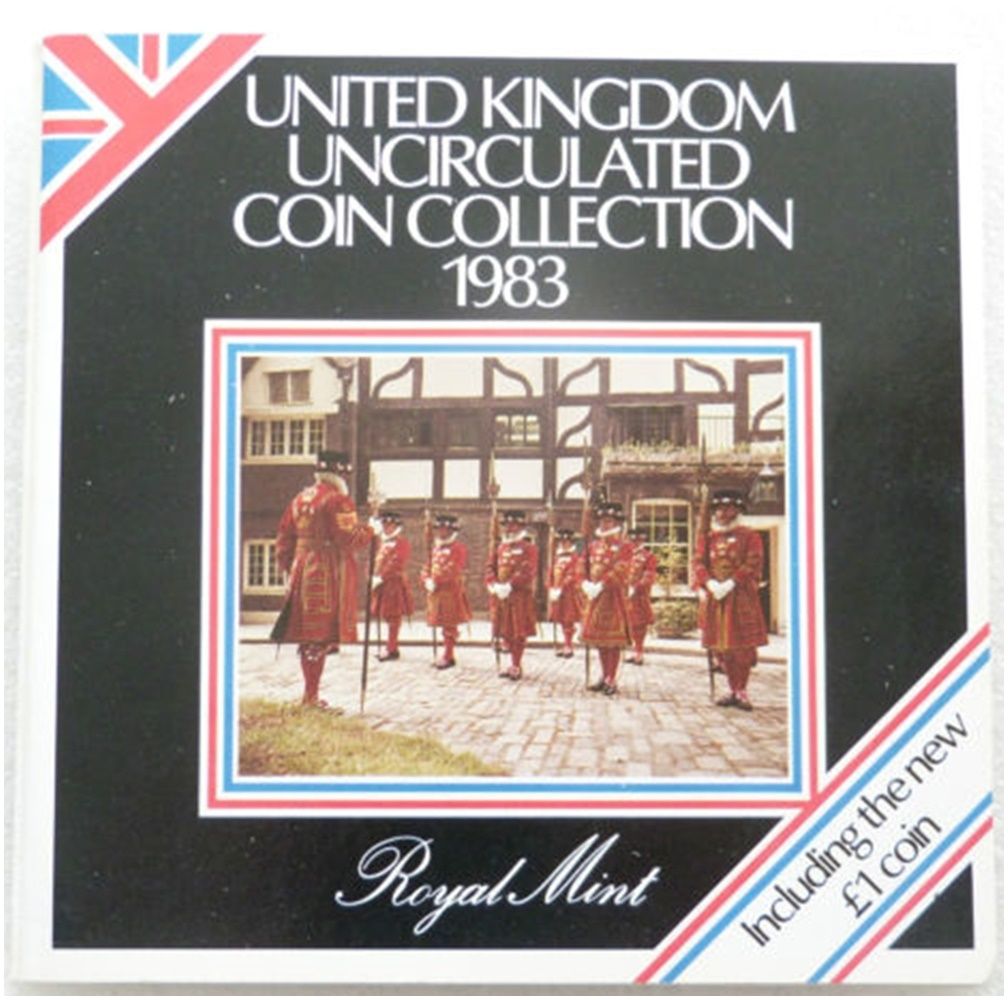 1983 Royal Mint Annual Brilliant Uncirculated 8 Coin Set 1983 Royal Mint Annual Brilliant Uncirculated 8 Coin Set