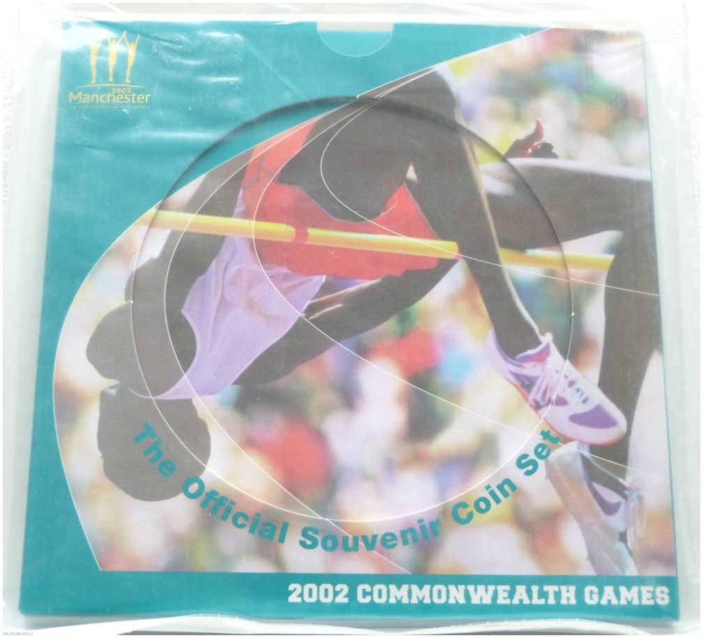 2002 Commonwealth Games £2 Brilliant Uncirculated 4 Coin Set Pack Sealed