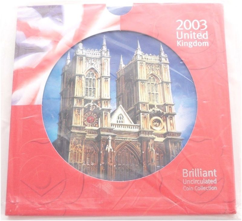 2003 Royal Mint Annual Brilliant Uncirculated 10 Coin Set Sealed