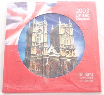 2003 Royal Mint Annual Brilliant Uncirculated 10 Coin Set Sealed