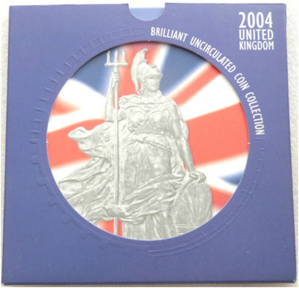 2004 Royal Mint Annual Brilliant Uncirculated 10 Coin Set
