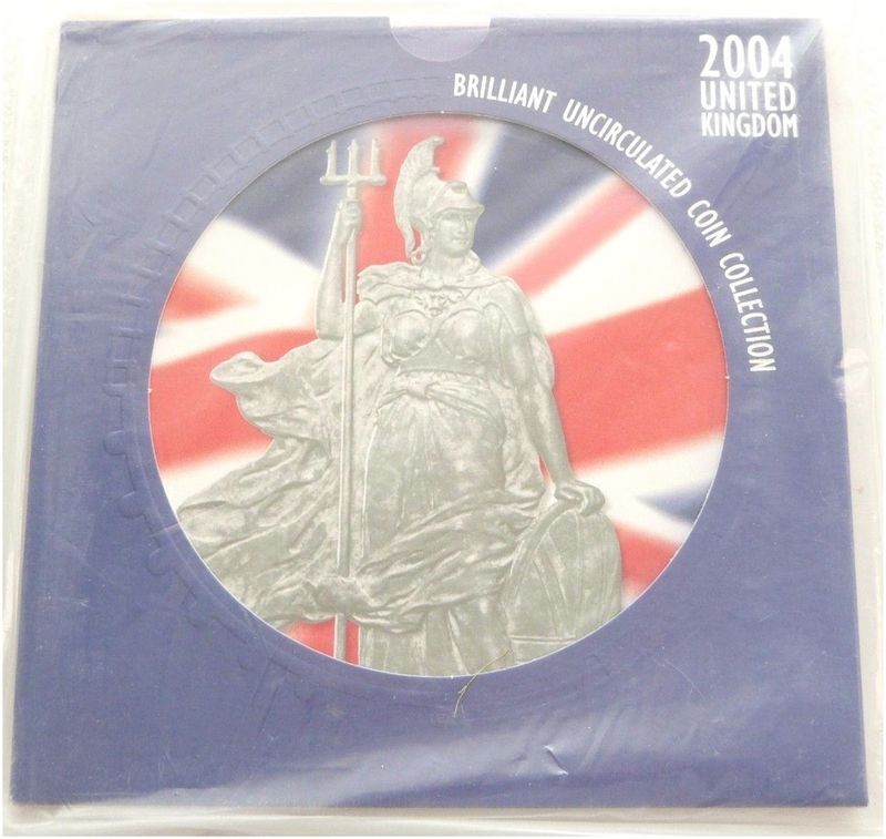 2004 Royal Mint Annual Brilliant Uncirculated 10 Coin Set Sealed